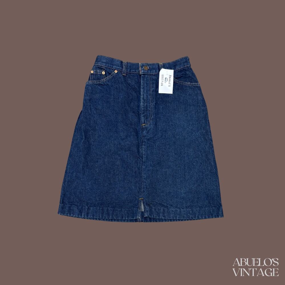 Levi’s Orange Tab Denim Skirt | Blue | Size S | Vintage